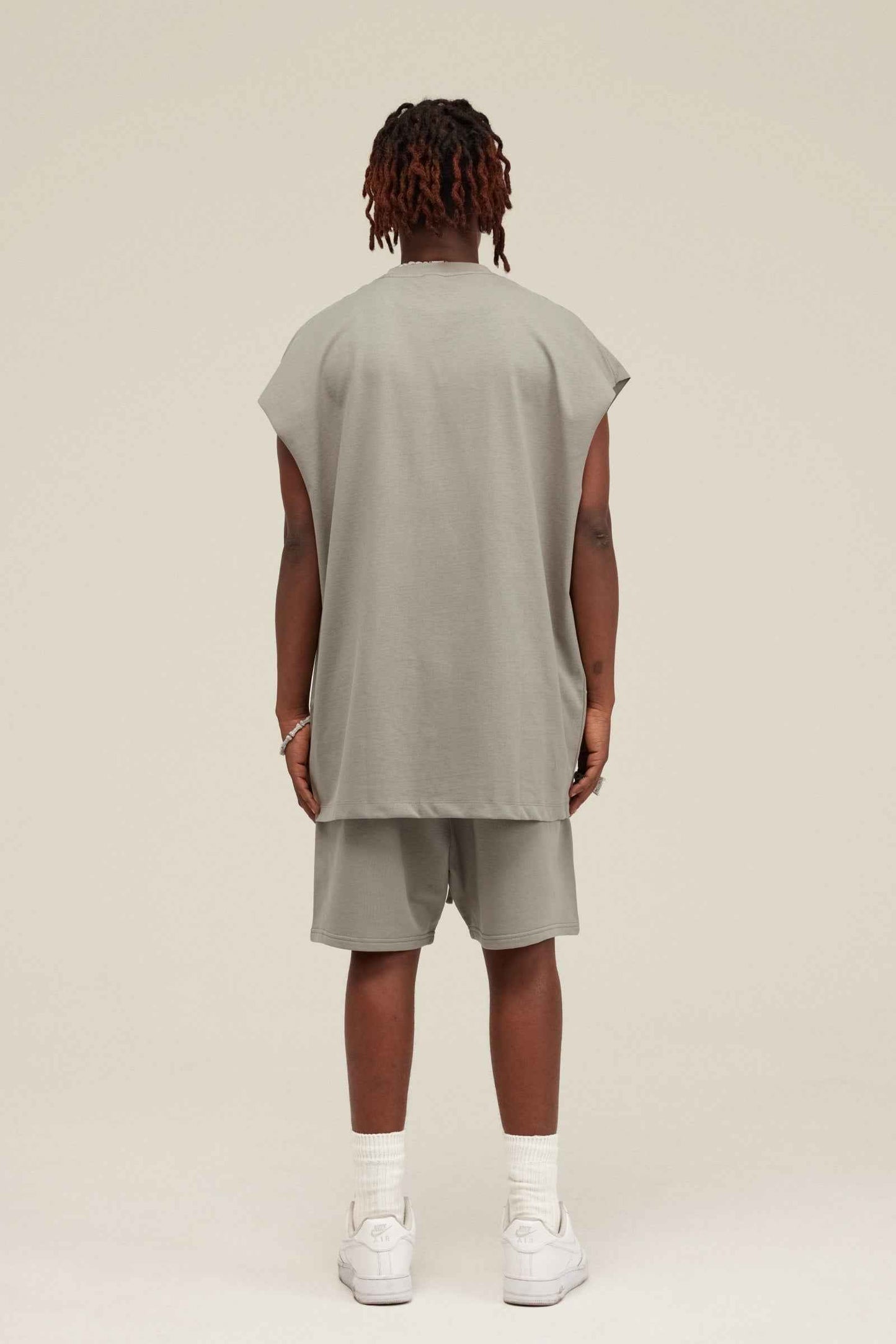 305GSM Unisex Earth-Tone Muscle Tee