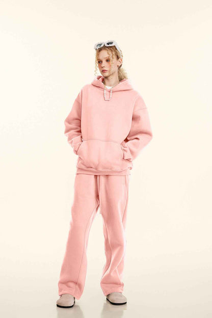 345GSM Women's Heavyweight Solid-Color Sweatshirt