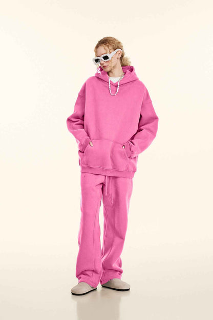 345GSM Women's Heavyweight Solid-Color Sweatshirt