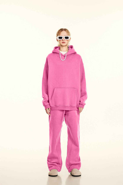 345GSM Women's Heavyweight Solid-Color Sweatshirt