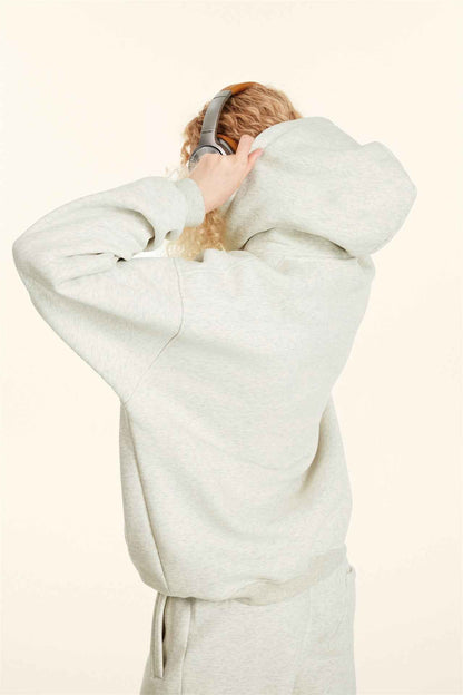345GSM Women's Heavyweight Solid-Color Sweatshirt