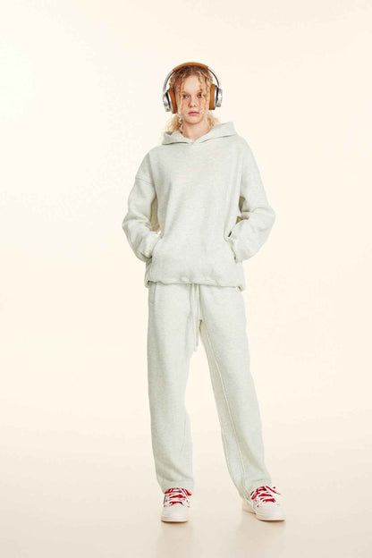 345GSM Women's Heavyweight Solid-Color Sweatshirt