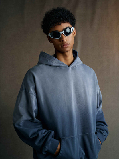 480GSM Unisex Monkey Wash Heavyweight French Terry Hoodie Sweater