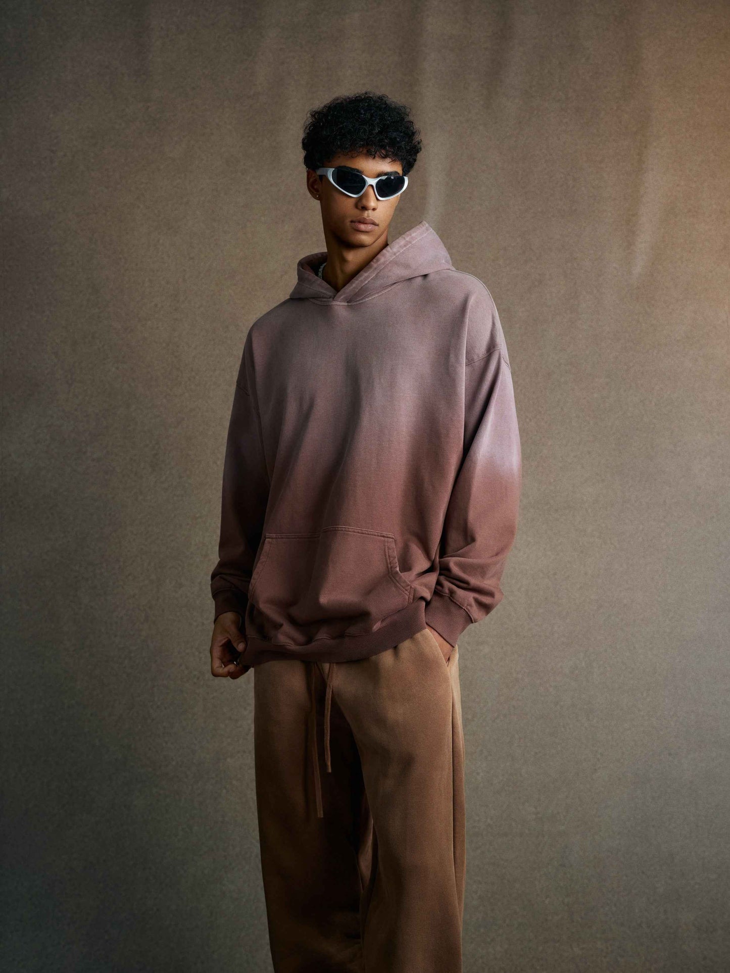 480GSM Unisex Monkey Wash Heavyweight French Terry Hoodie Sweater