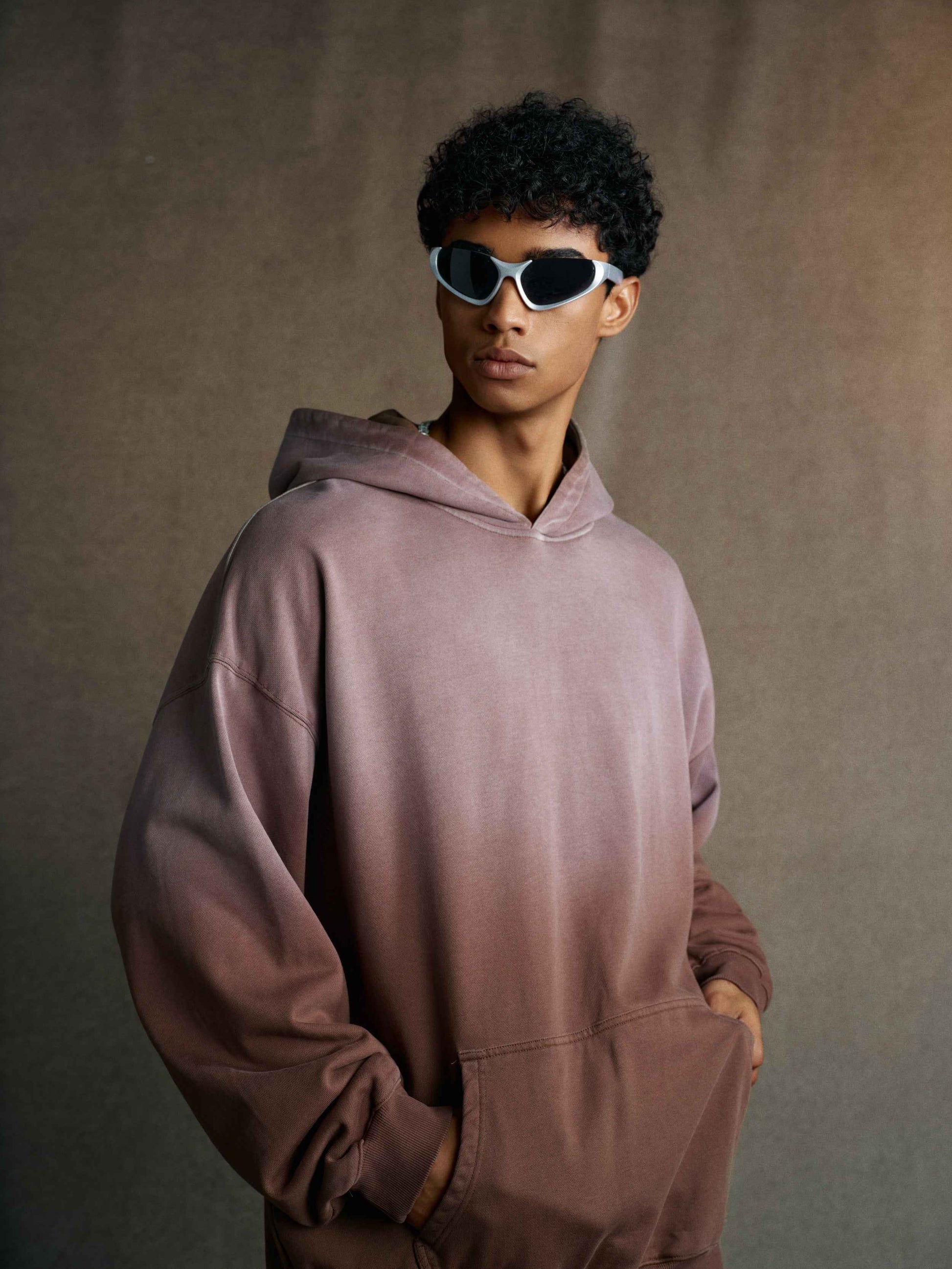 480GSM Unisex Monkey Wash Heavyweight French Terry Hoodie Sweater