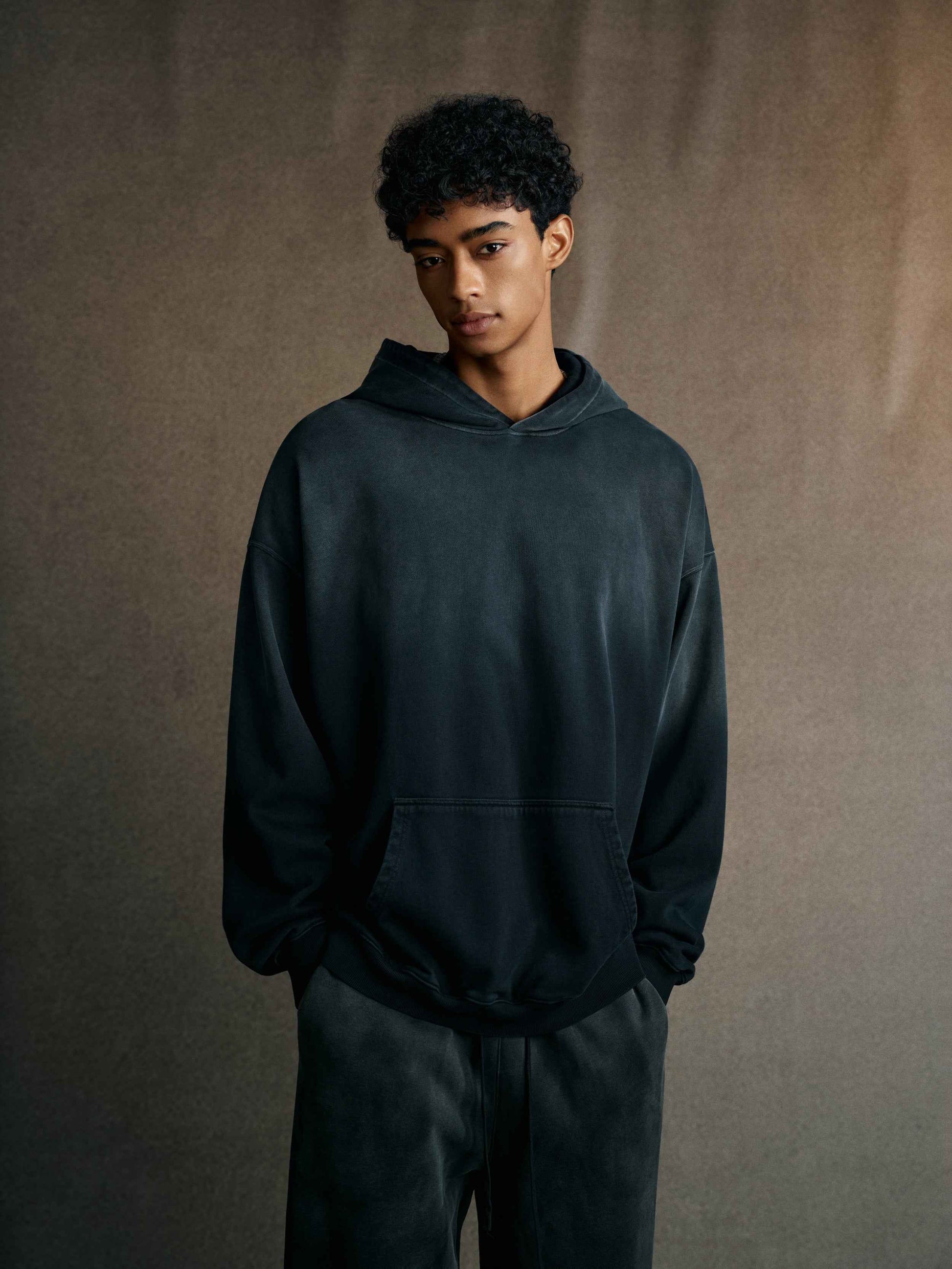 480GSM Unisex Monkey Wash Heavyweight French Terry Hoodie Sweater