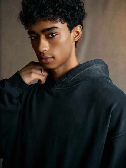 480GSM Unisex Monkey Wash Heavyweight French Terry Hoodie Sweater