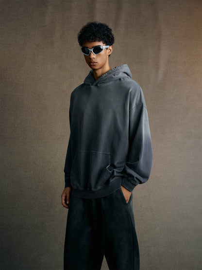 480GSM Unisex Monkey Wash Heavyweight French Terry Hoodie Sweater