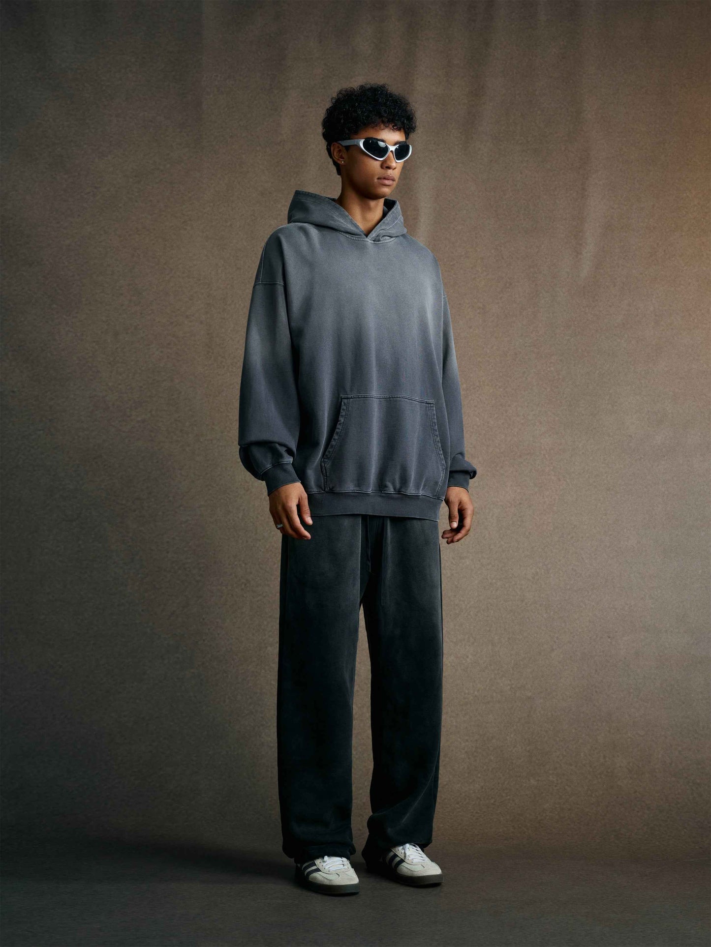 480GSM Unisex Monkey Wash Heavyweight French Terry Hoodie Sweater