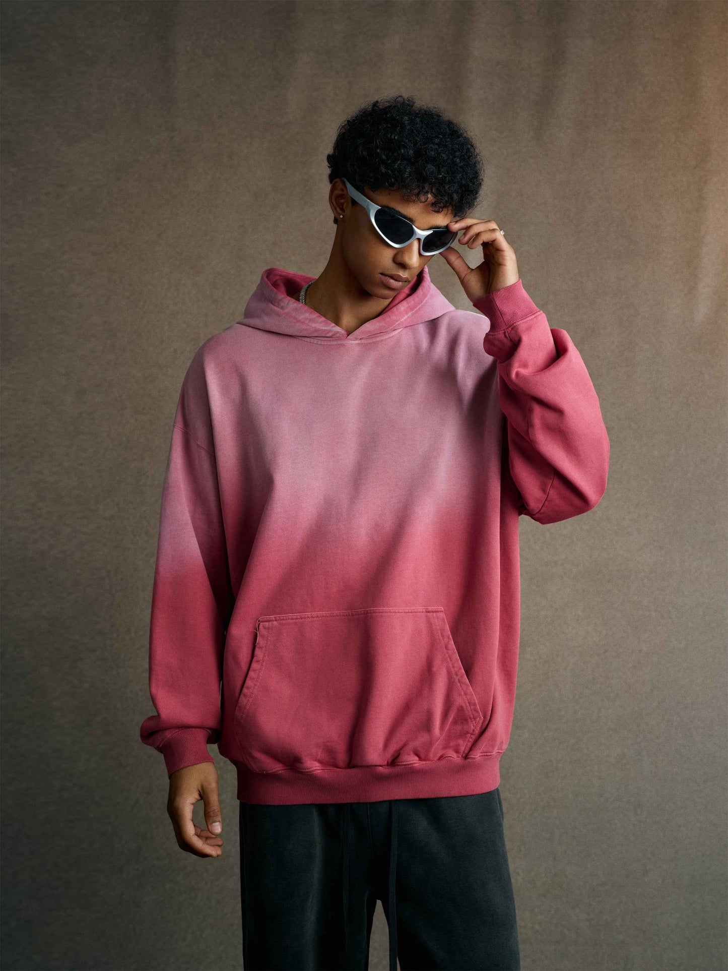 480GSM Unisex Monkey Wash Heavyweight French Terry Hoodie Sweater