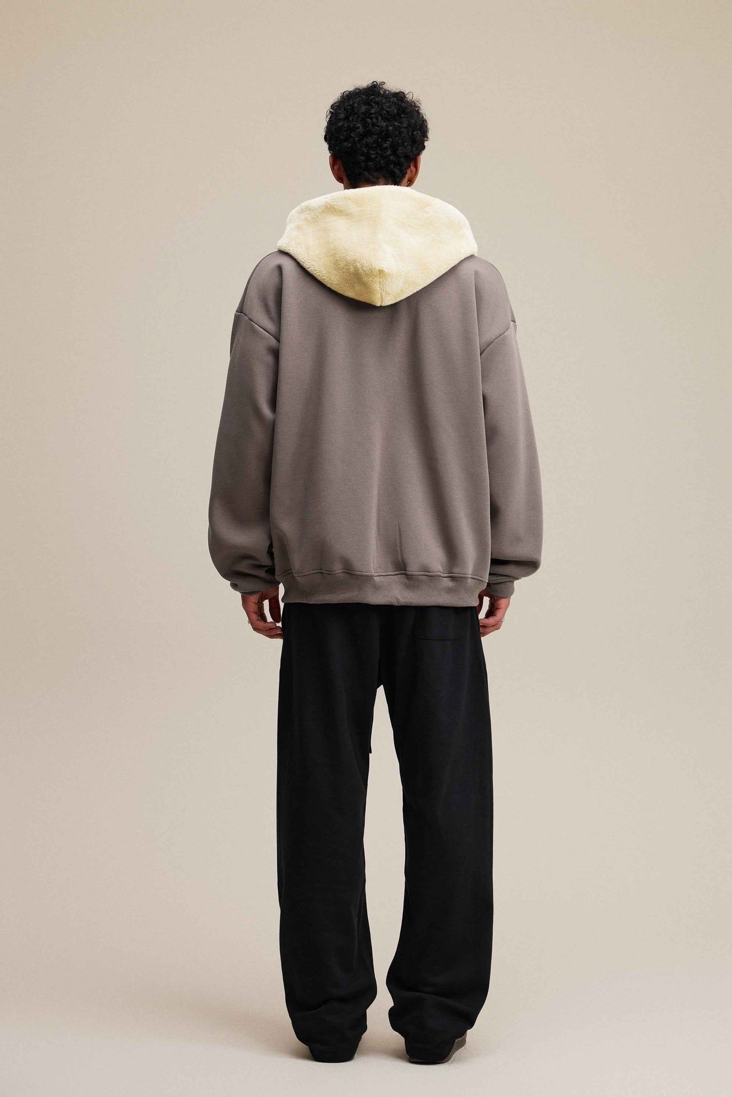 560GSM Unisex Composite Fleece Zip-Up Hoodie