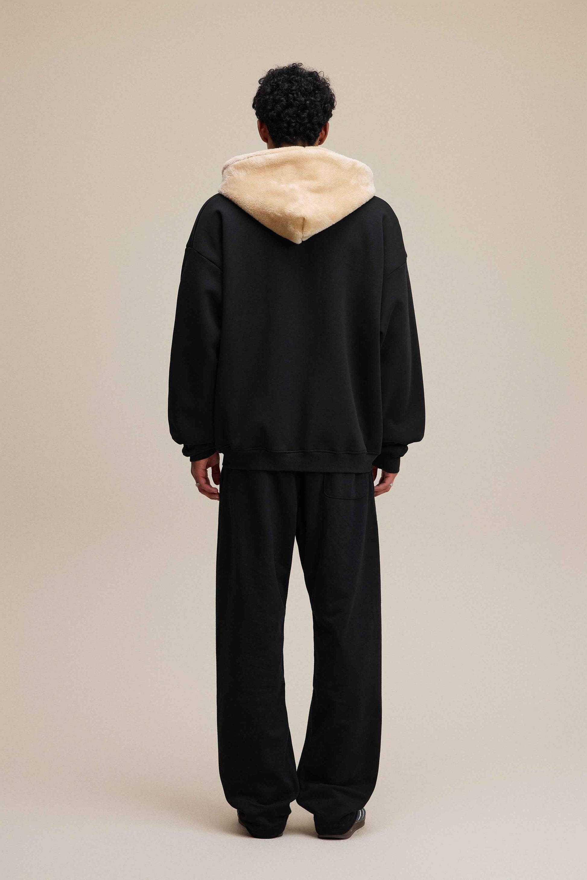 560GSM Unisex Composite Fleece Zip-Up Hoodie