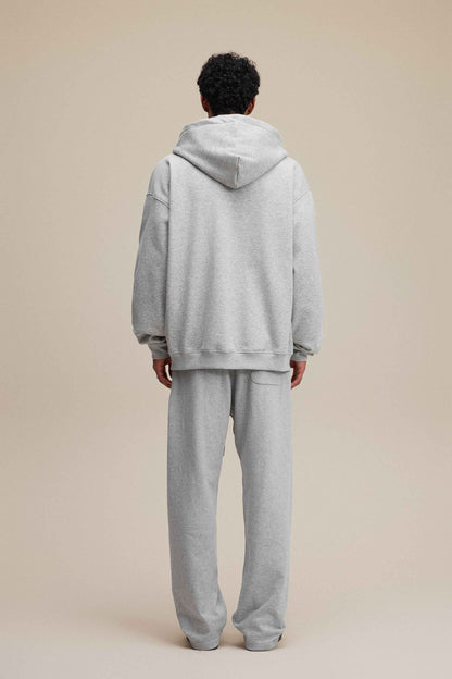 340GSM Men's Trendy Fleece Zip-Up Windproof Face-Mask Hoodie