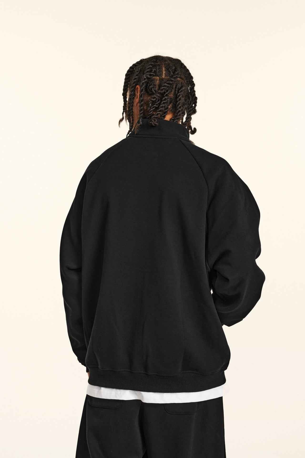 420GSM Unisex Minimalist Drop-Shoulder Zip Coat Jacket