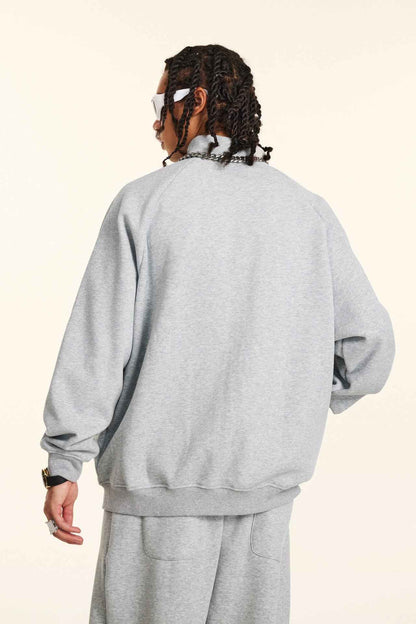 420GSM Unisex Minimalist Drop-Shoulder Zip Coat Jacket