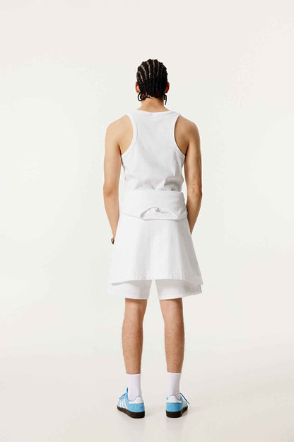 315GSM Men's Solid-Color Soft Cotton Muscle Tee