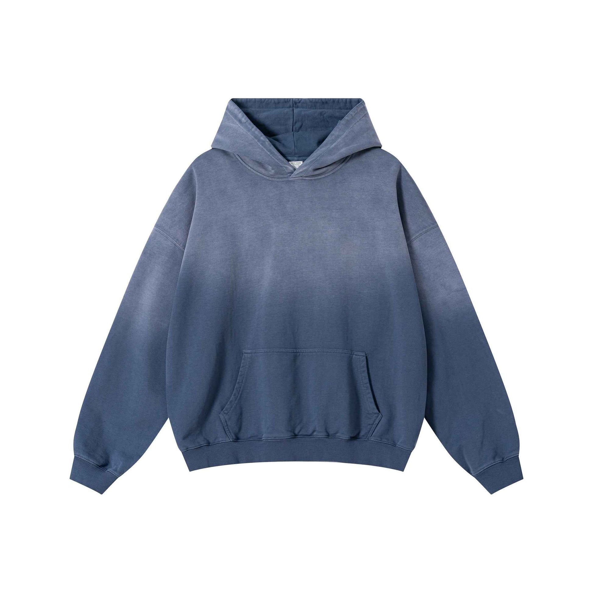 480GSM Unisex Monkey Wash Heavyweight French Terry Hoodie Sweater