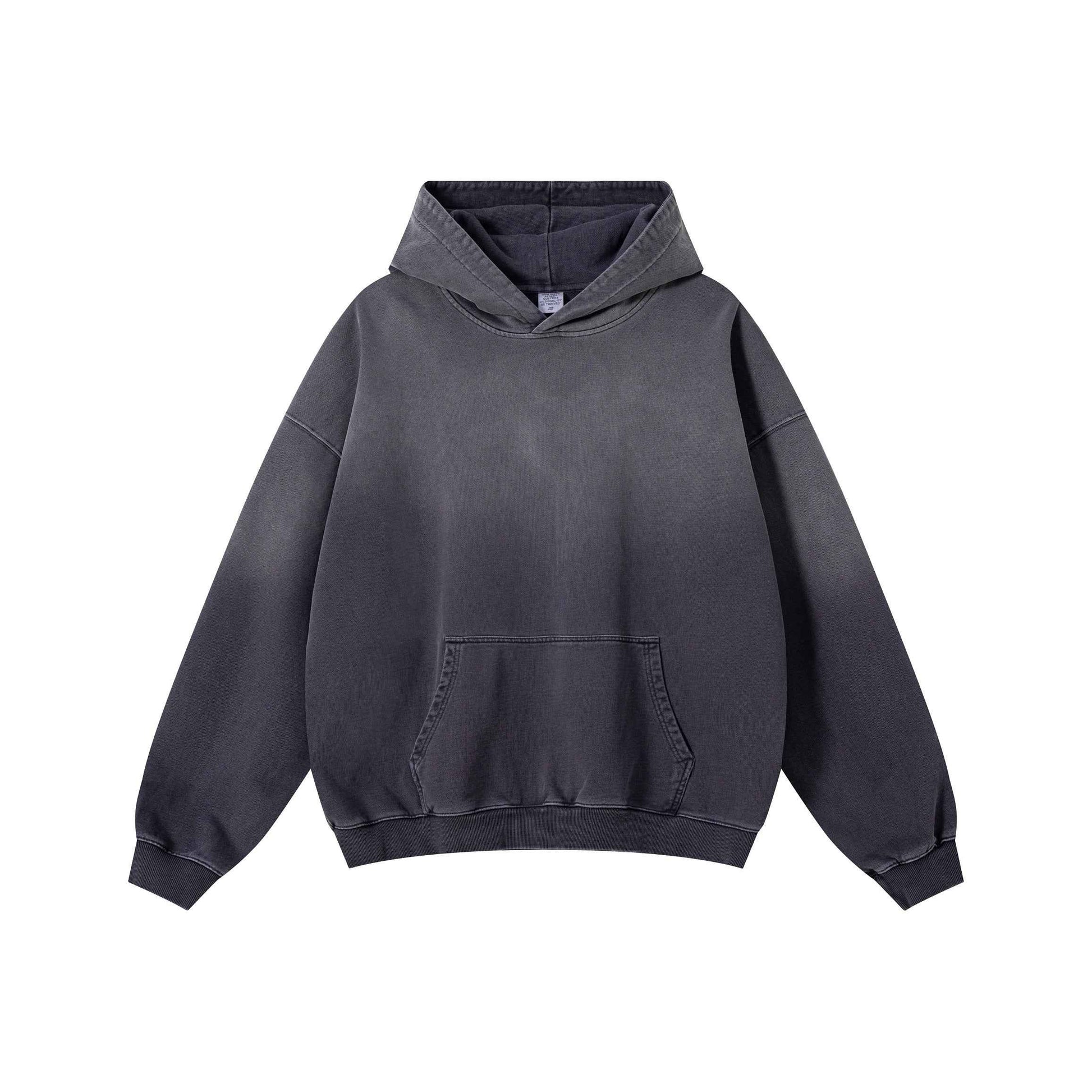 480GSM Unisex Monkey Wash Heavyweight French Terry Hoodie Sweater
