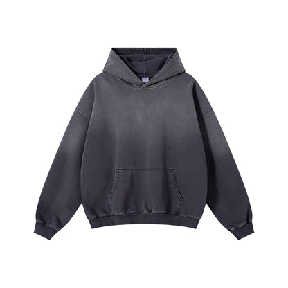 480GSM Unisex Monkey Wash Heavyweight French Terry Hoodie Sweater