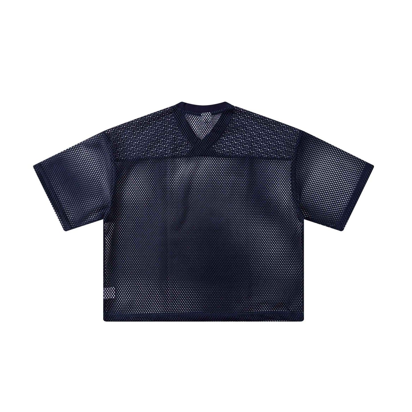 240GSM Men’s Boxy-Fit Mesh Layering V-Neck Tee