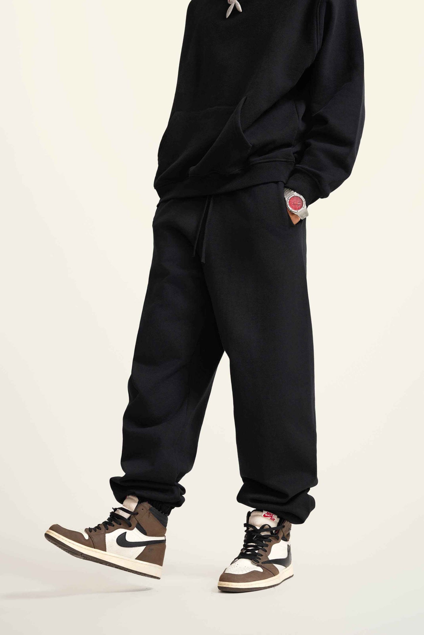 440GSM Men's Relaxed Fit Terry Jogger Pants