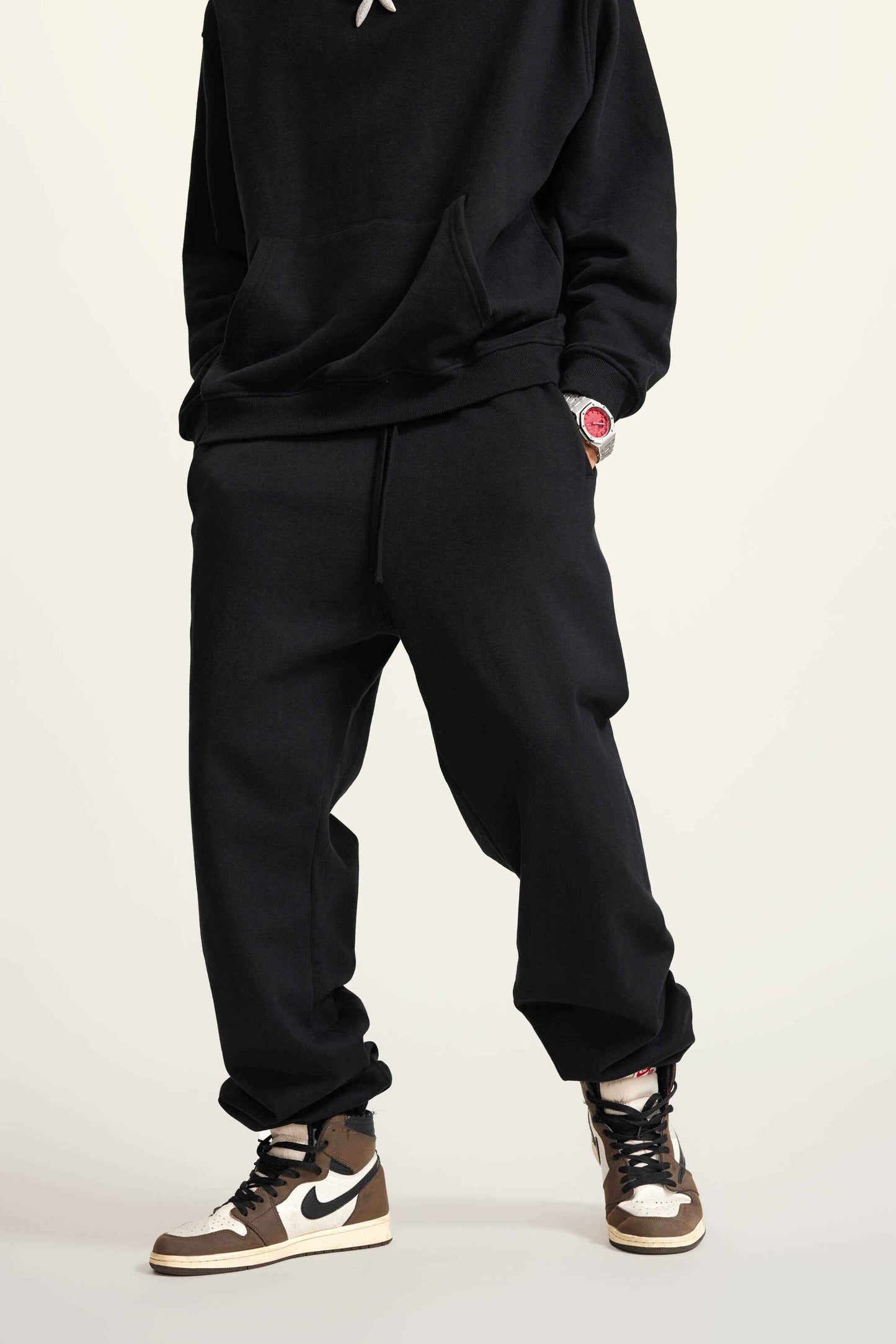 440GSM Men's Relaxed Fit Terry Jogger Pants