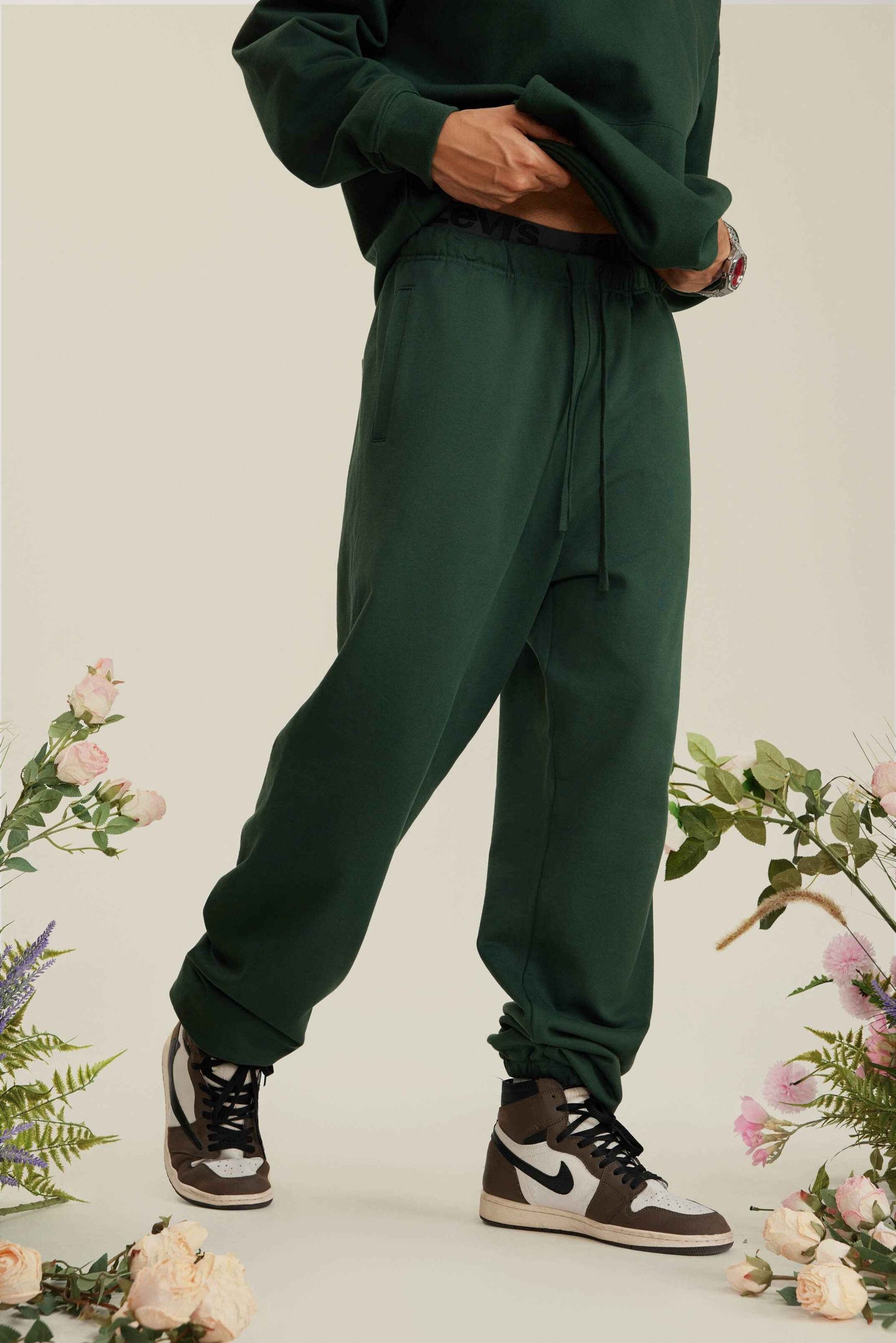 440GSM Men's Relaxed Fit Terry Jogger Pants