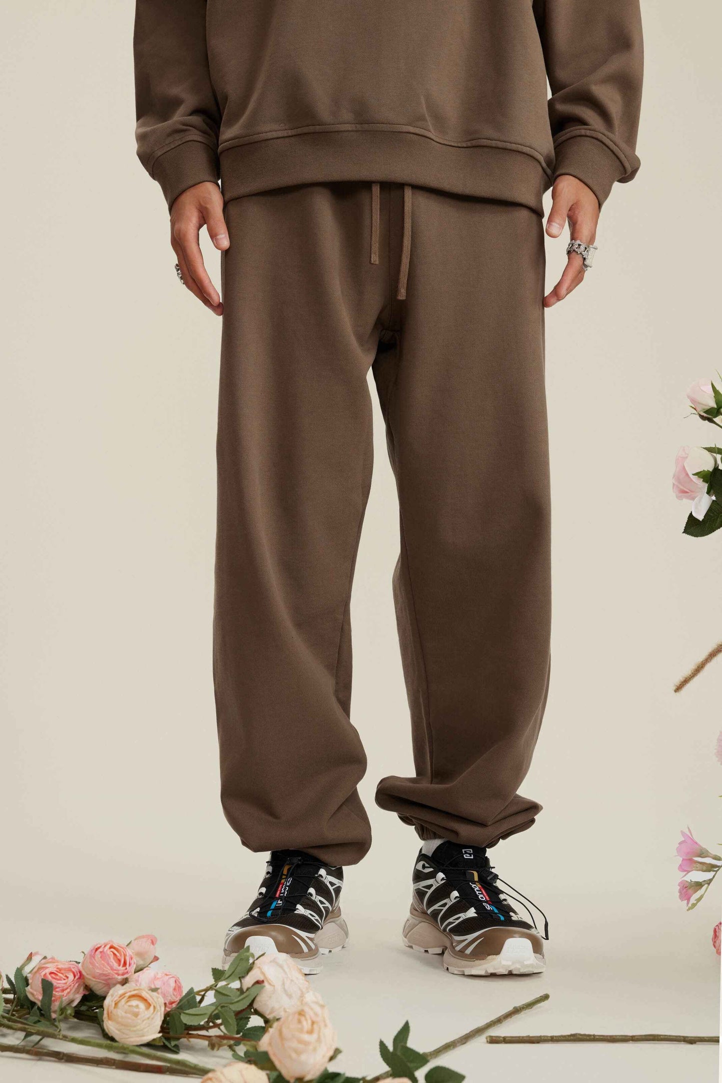 440GSM Men's Relaxed Fit Terry Jogger Pants