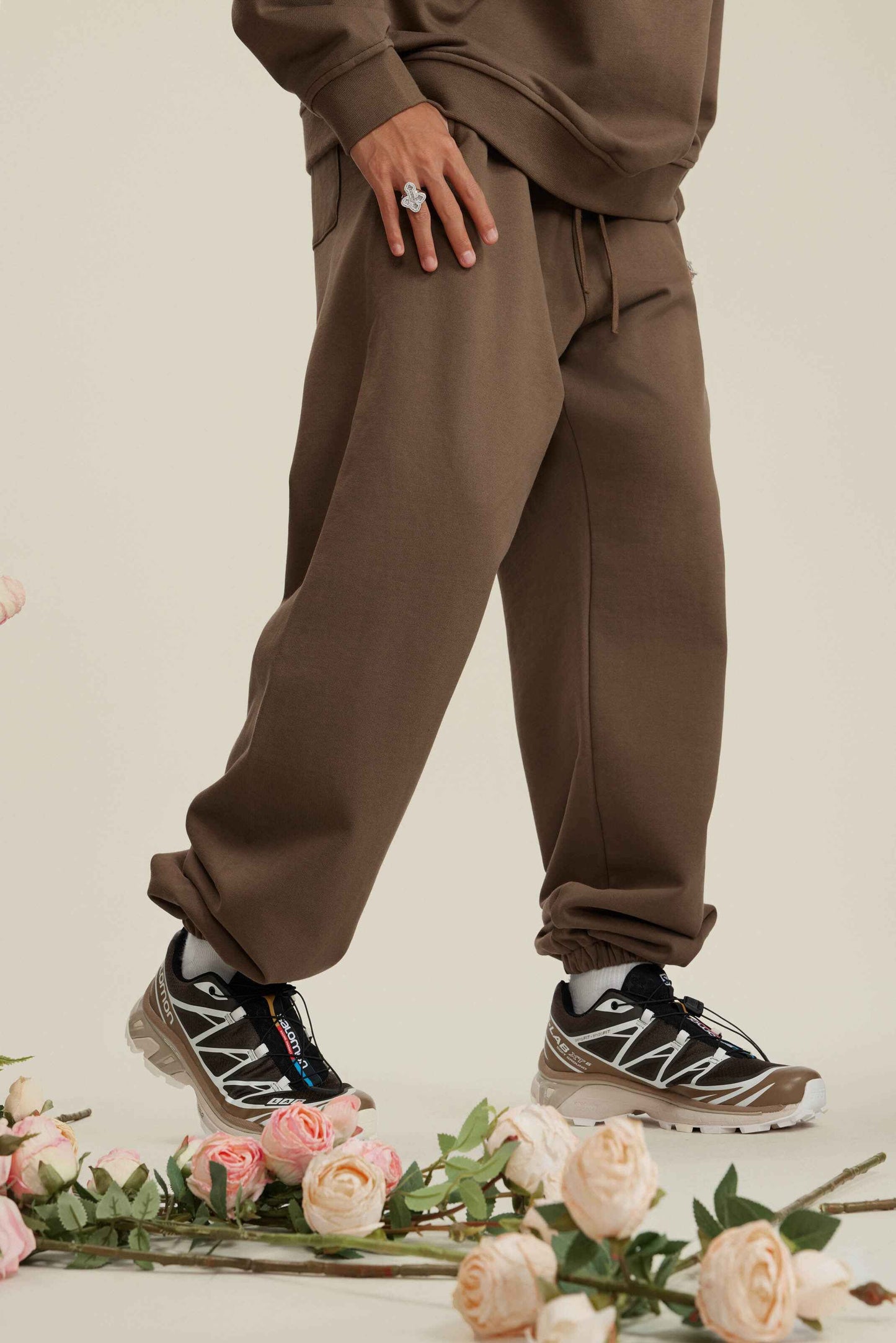 440GSM Men's Relaxed Fit Terry Jogger Pants