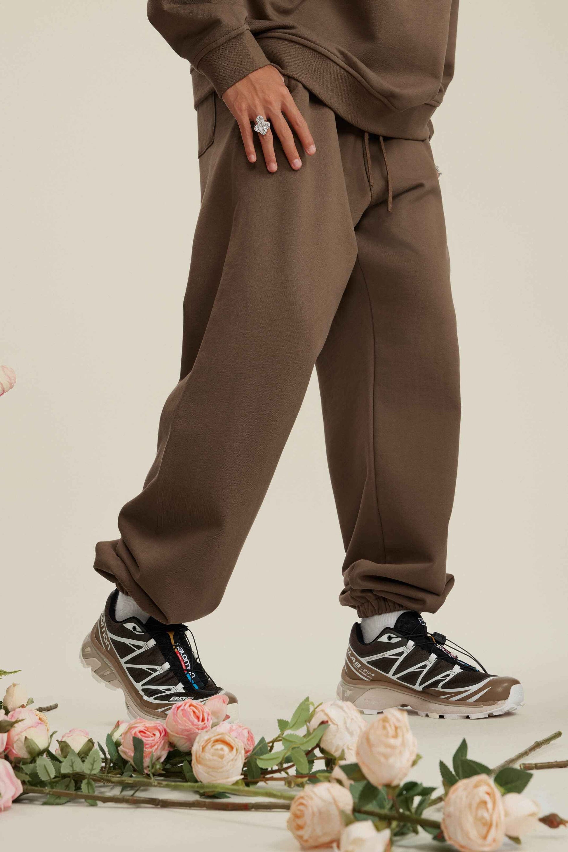 440GSM Men's Relaxed Fit Terry Jogger Pants