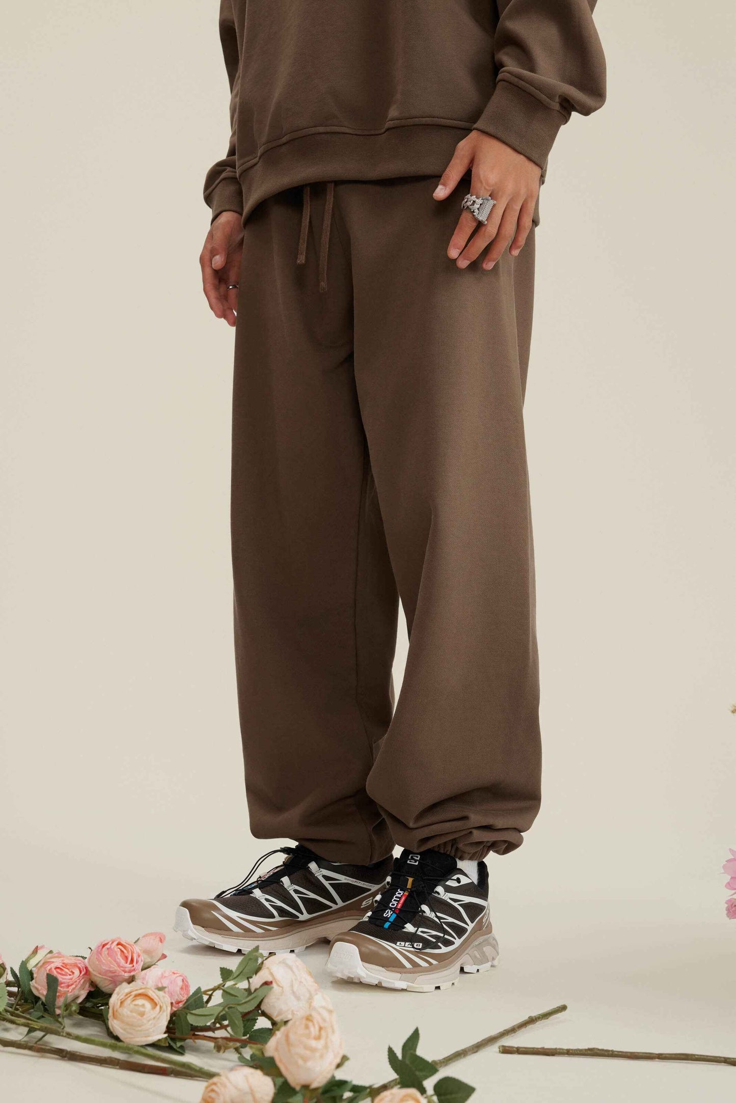 440GSM Men's Relaxed Fit Terry Jogger Pants