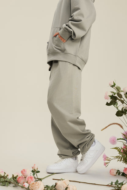 440GSM Men’s Relaxed Fit Loopback Terry Jogger Pants Camel Color