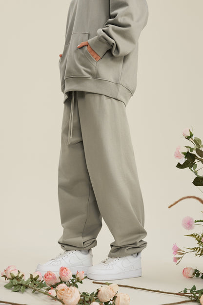 440GSM Men’s Relaxed Fit Loopback Terry Jogger Pants Camel Color