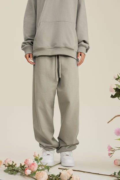 440GSM Men’s Relaxed Fit Loopback Terry Jogger Pants Camel Color