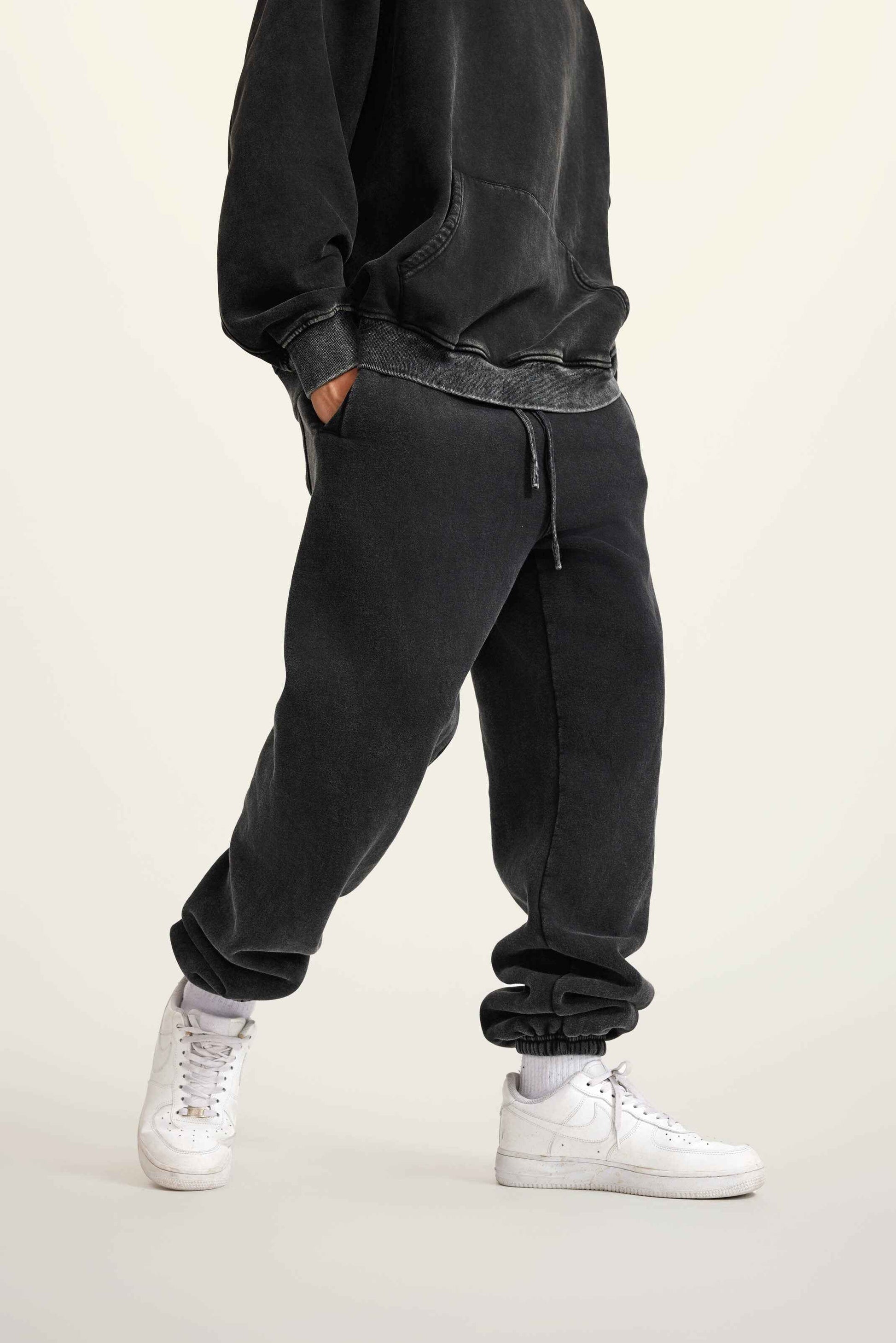 440GSM Unisex Relaxed Fit Loopback Terry Jogger Pants