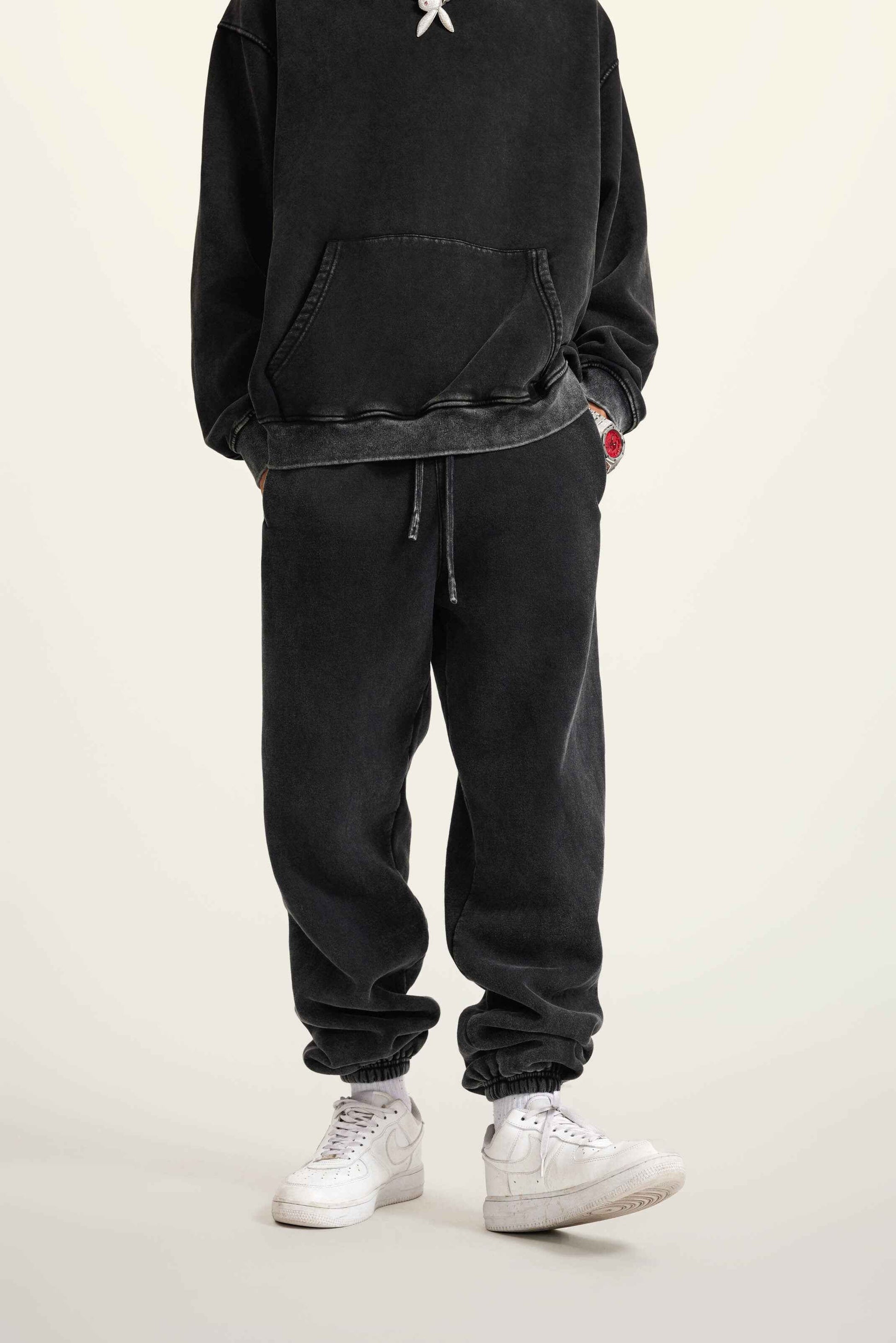 440GSM Unisex Relaxed Fit Loopback Terry Jogger Pants