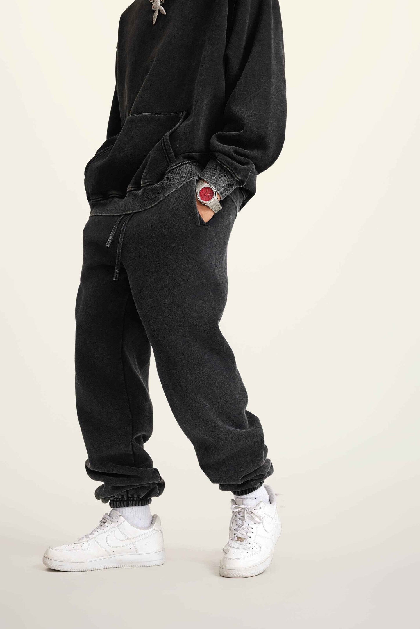 440GSM Unisex Relaxed Fit Loopback Terry Jogger Pants