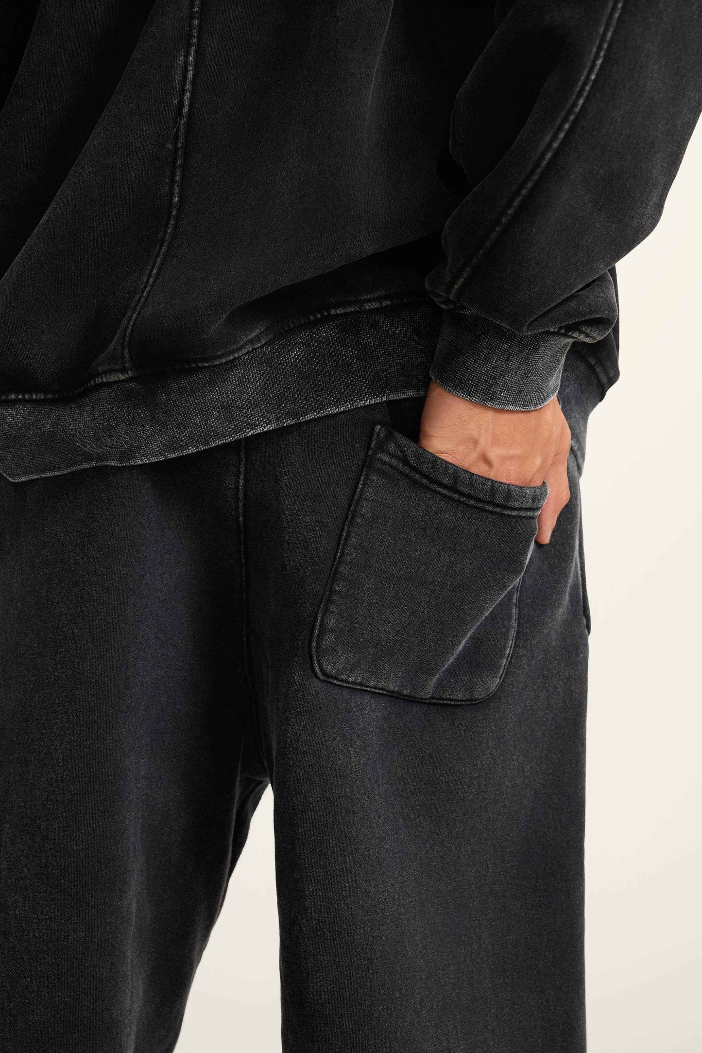 440GSM Unisex Relaxed Fit Loopback Terry Jogger Pants