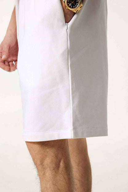 440GSM Men's Heavyweight Invisible-Zipper Shorts