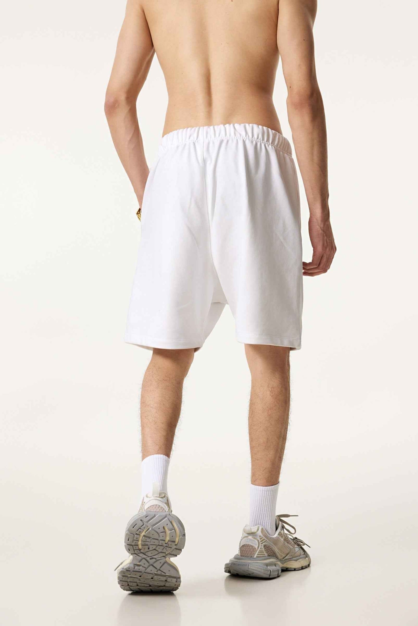 440GSM Men's Heavyweight Invisible-Zipper Shorts
