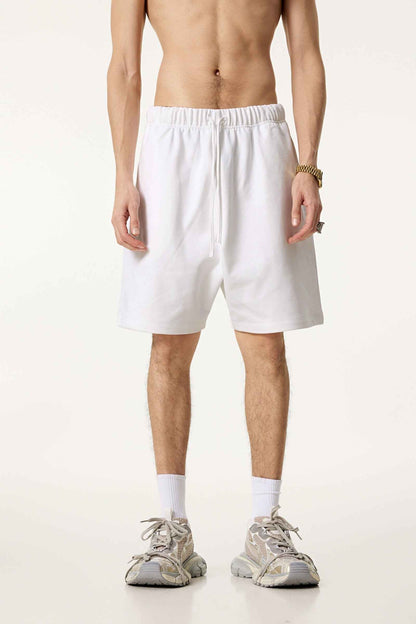 440GSM Men's Heavyweight Invisible-Zipper Shorts