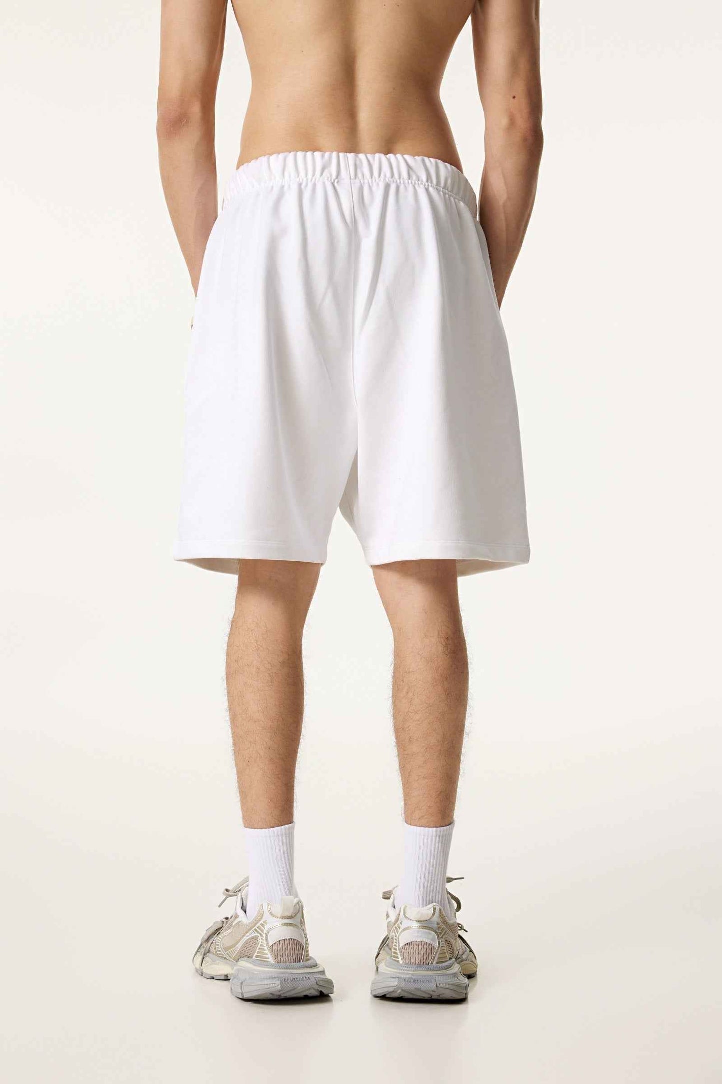 440GSM Men's Heavyweight Invisible-Zipper Shorts