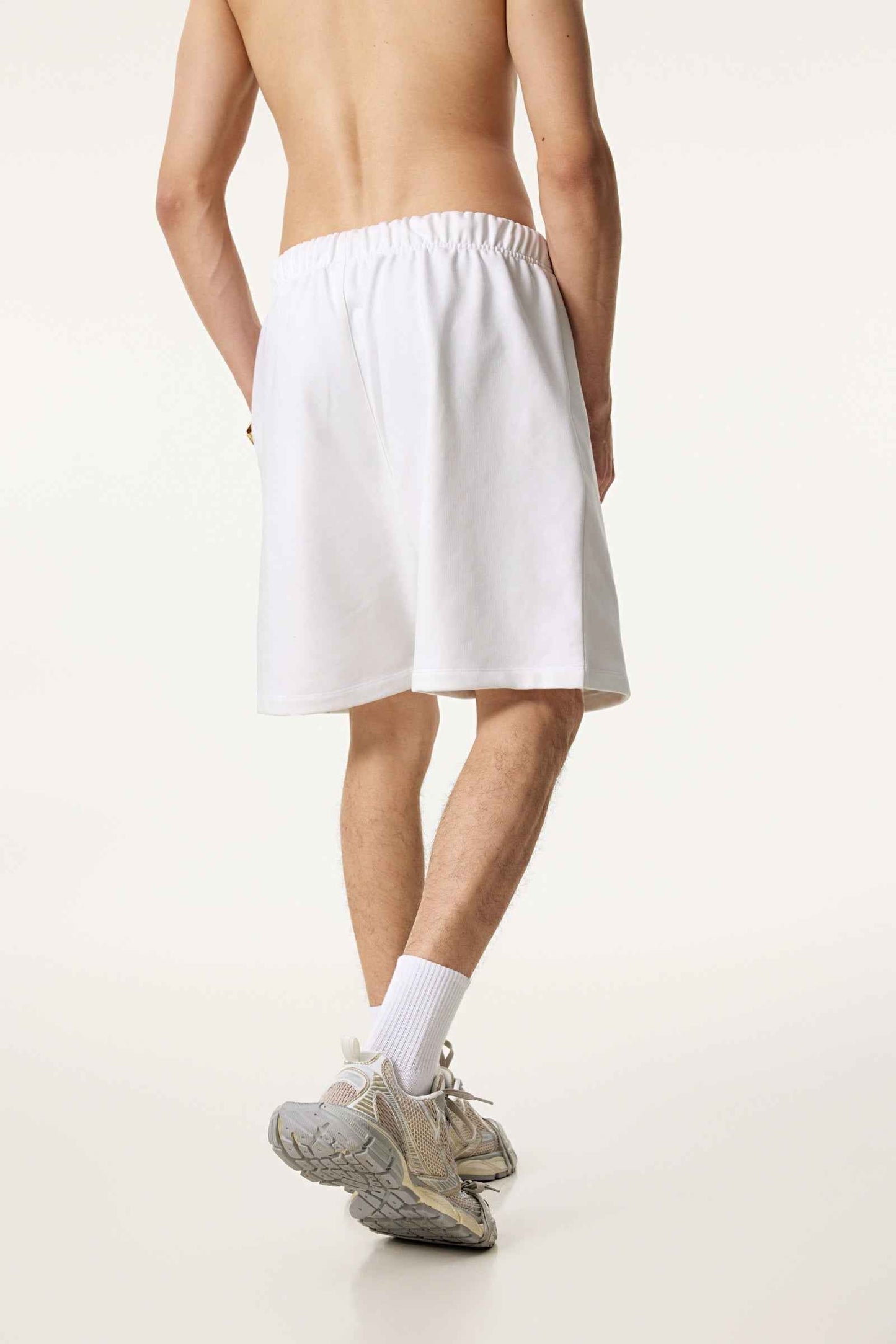 440GSM Men's Heavyweight Invisible-Zipper Shorts