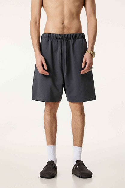 440GSM Men's Heavyweight Invisible-Zipper Shorts