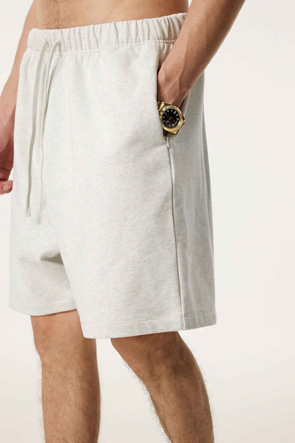 440GSM Men's Heavyweight Invisible-Zipper Shorts