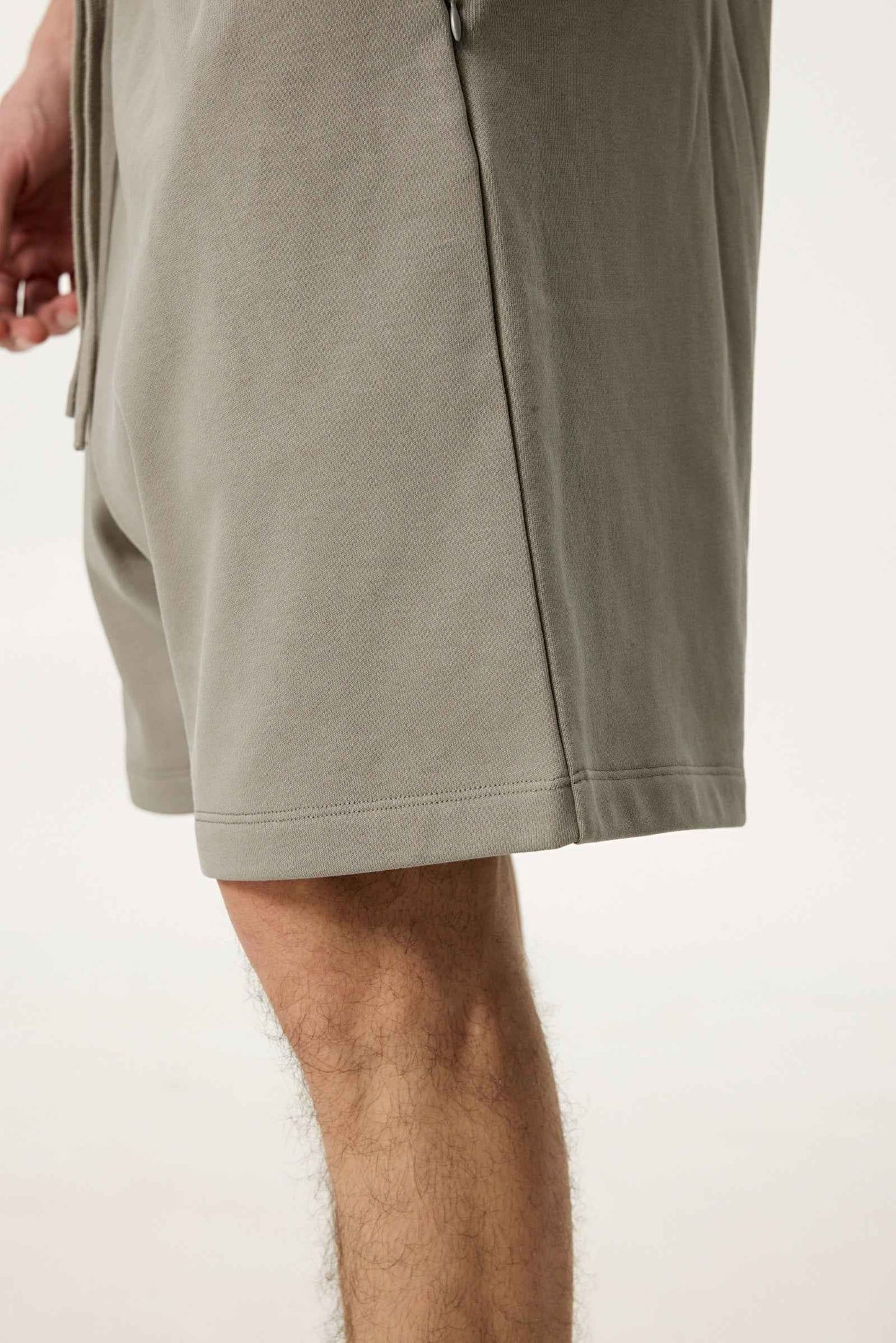 440GSM Men's Heavyweight Invisible-Zipper Shorts