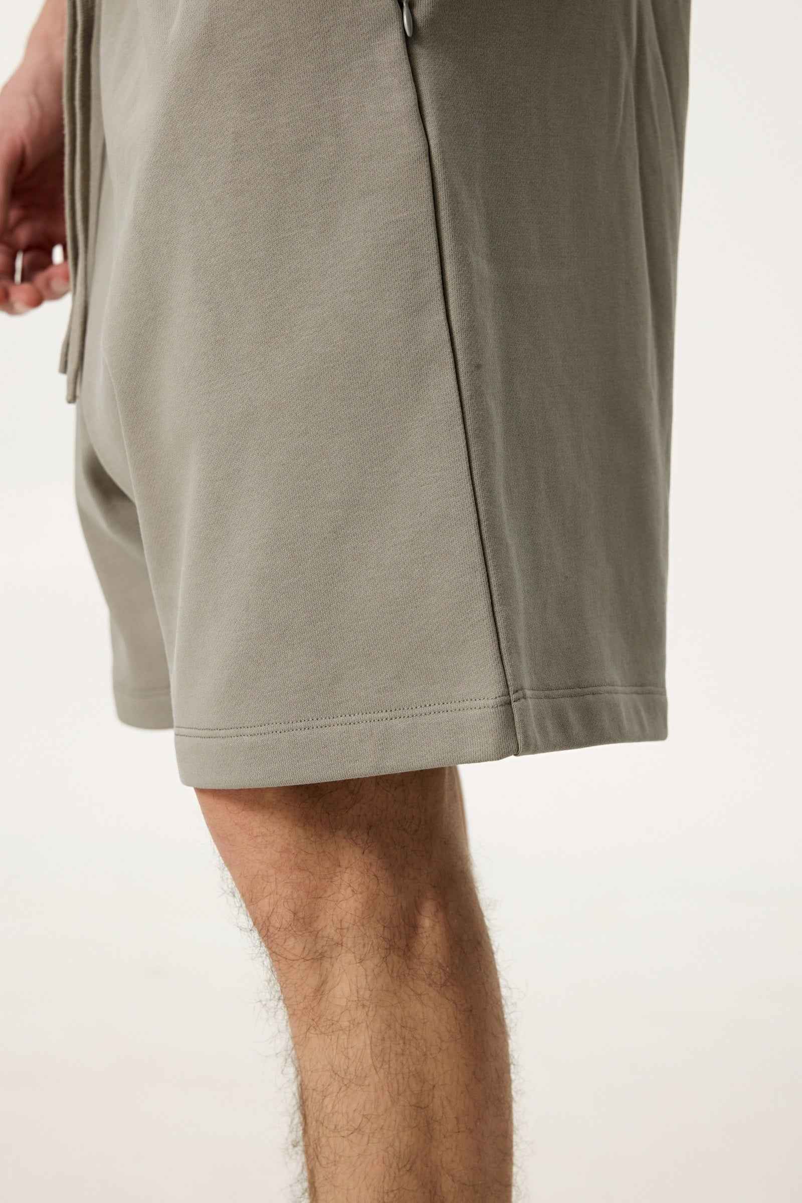 440GSM Men's Heavyweight Invisible-Zipper Shorts
