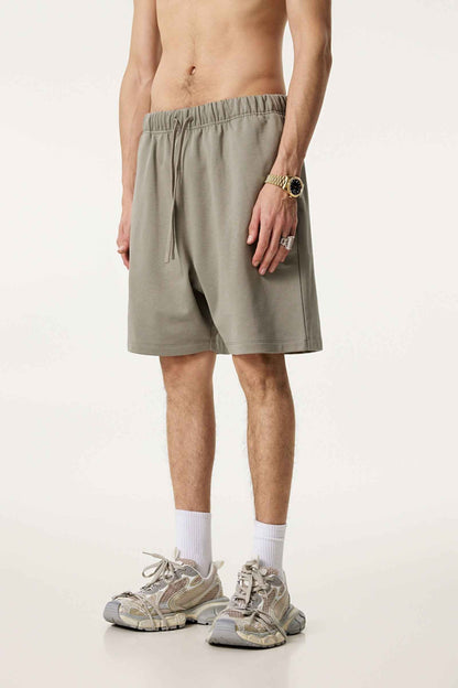 440GSM Men's Heavyweight Invisible-Zipper Shorts