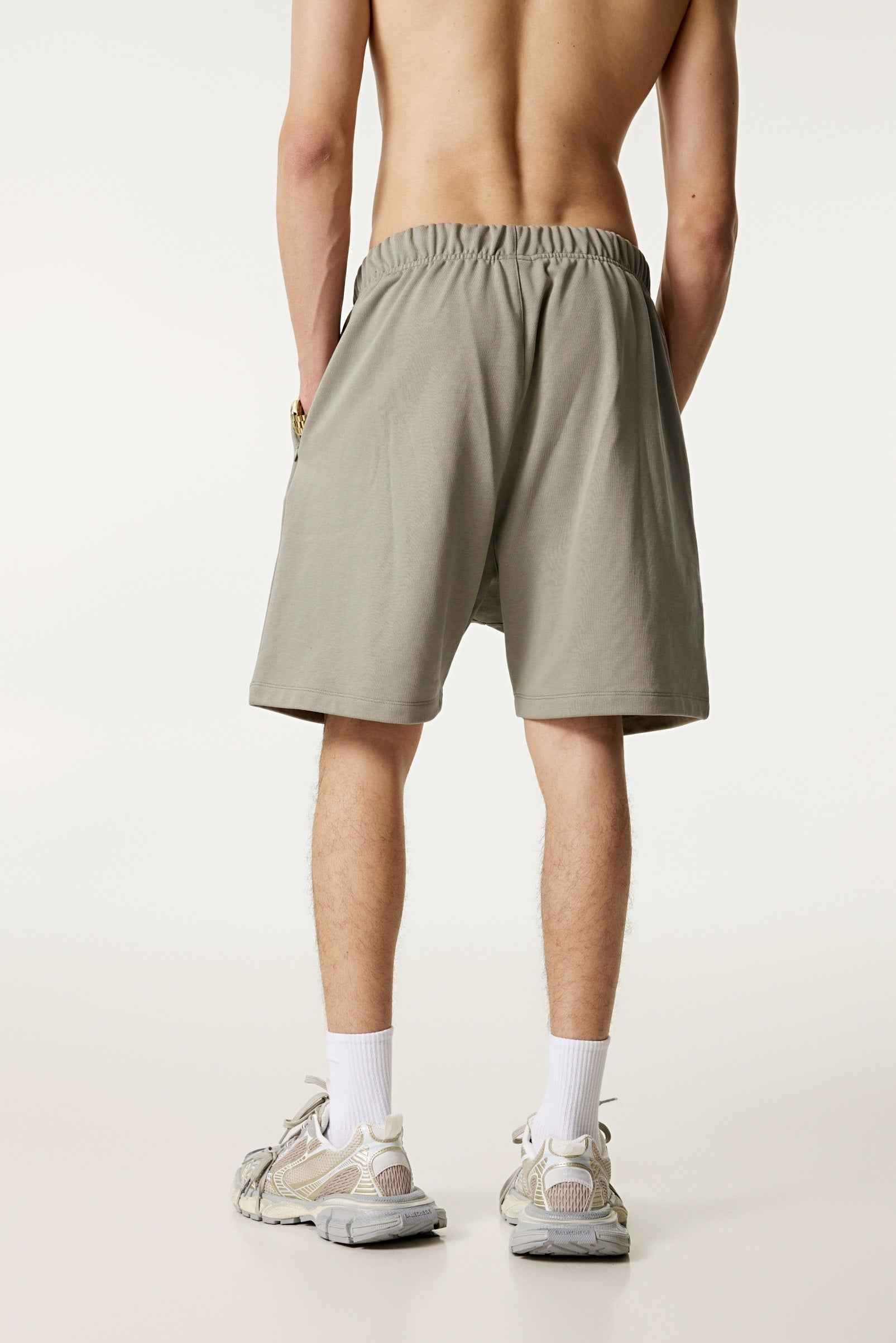 440GSM Men's Heavyweight Invisible-Zipper Shorts