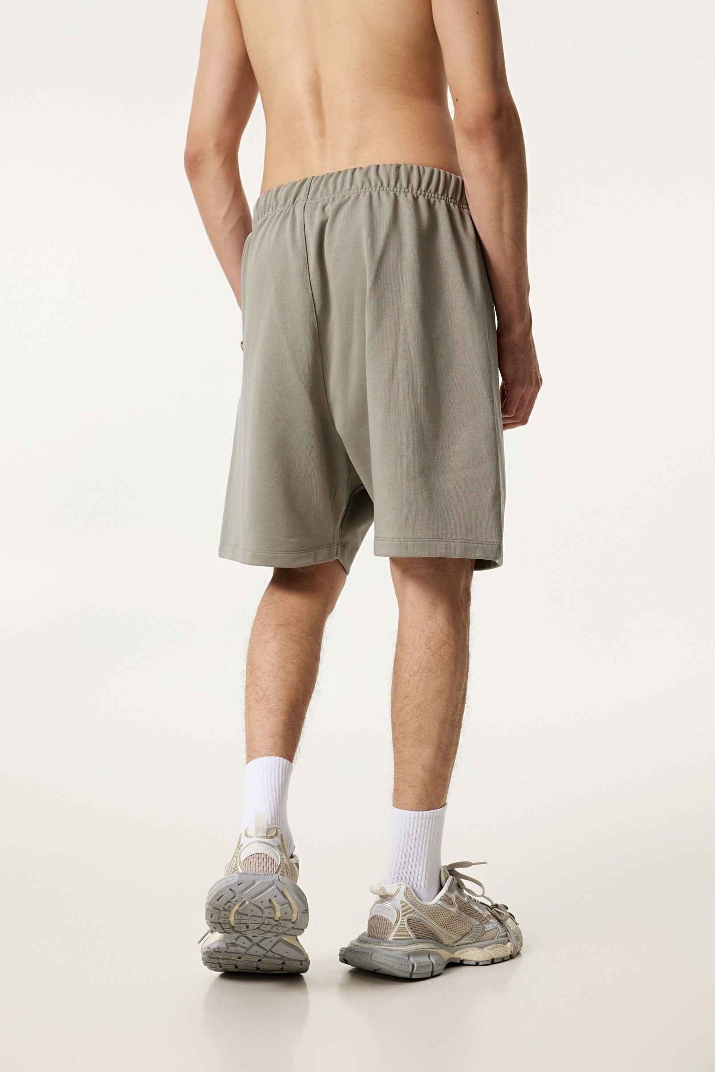 440GSM Men's Heavyweight Invisible-Zipper Shorts